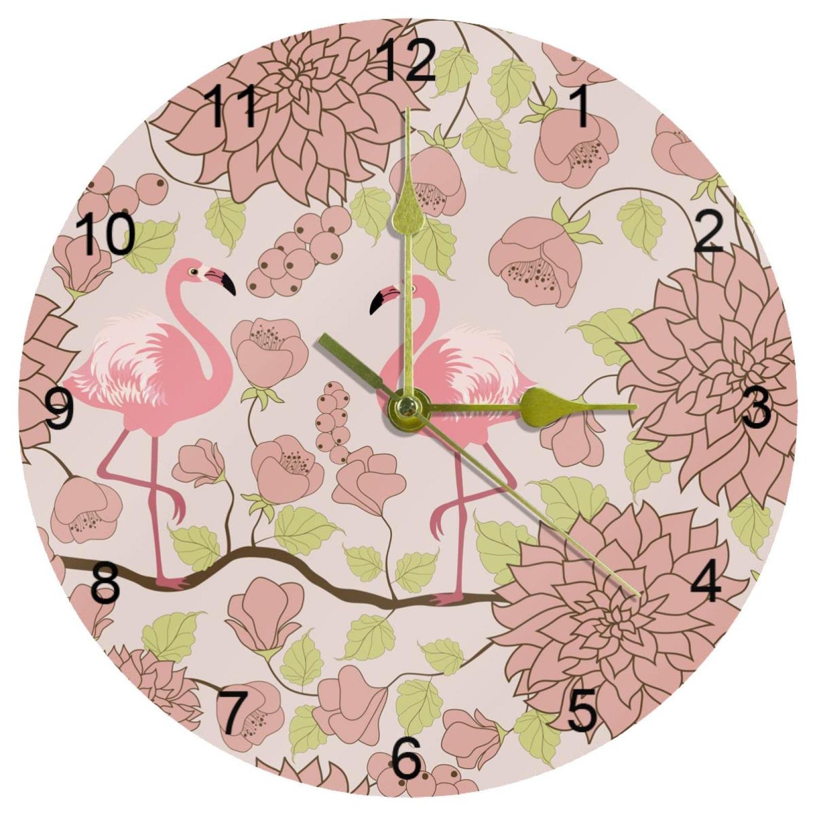 Horloge murale silencieuse rétro : l'heure lisible sans bruit