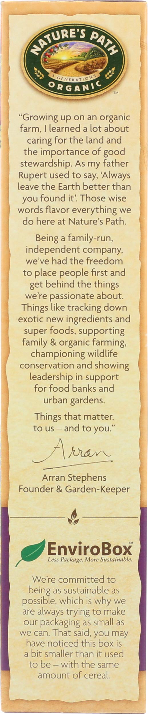 Nature's Path Organic Flax Plus Raisin Bran Cereal, 14-Ounce Boxes (Pack of 4)