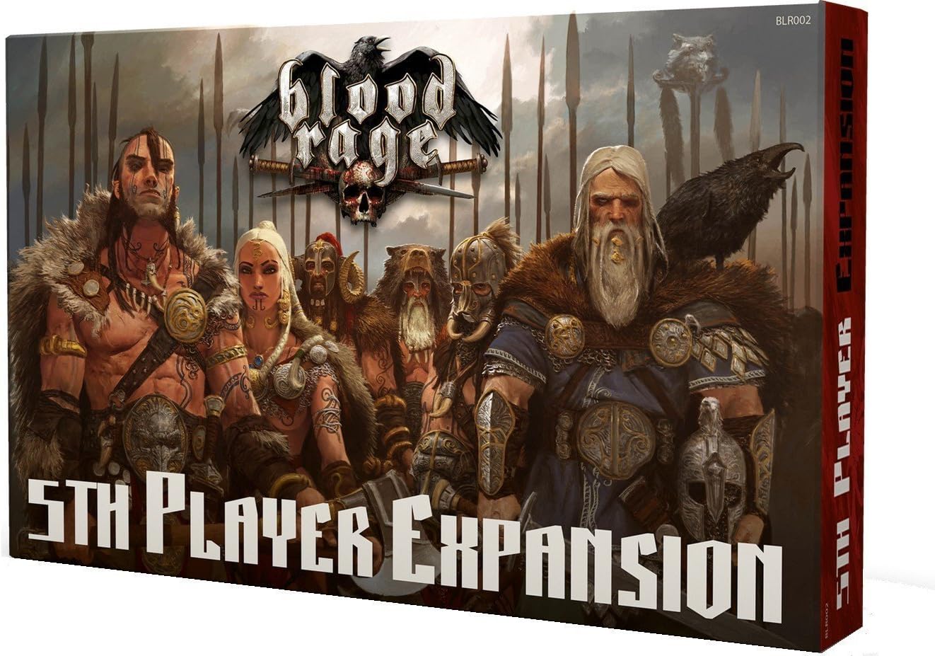 Blood Rage 5th Player Board Game EXPANSION | Strategy Game | Viking Battle Game | Tabletop Miniatures Game for Adults and Teens | Ages 14+ | 2-4 Players | Average Playtime 60-90 Minutes | Made by CMON