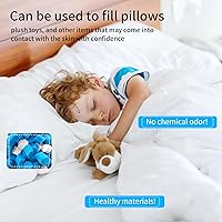 Vista 4 de Relleno para saco de boxeo de 5 libras, relleno de frijoles para almohada y puf, relleno de espuma viscoelástica triturada, relleno para saco