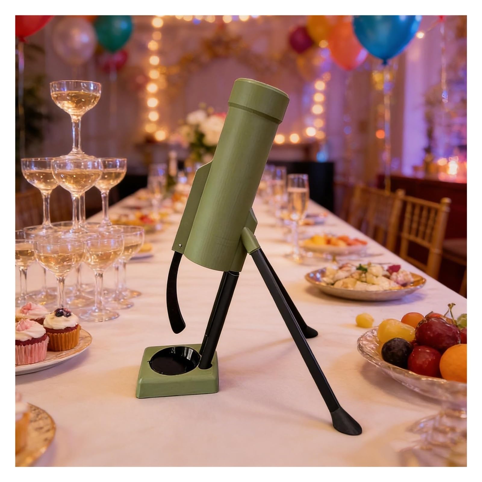 Compatible con abridor de botellas cerveza, lanzador tapas, manos libres, camarero empuje hacia abajo(Light Yellow)