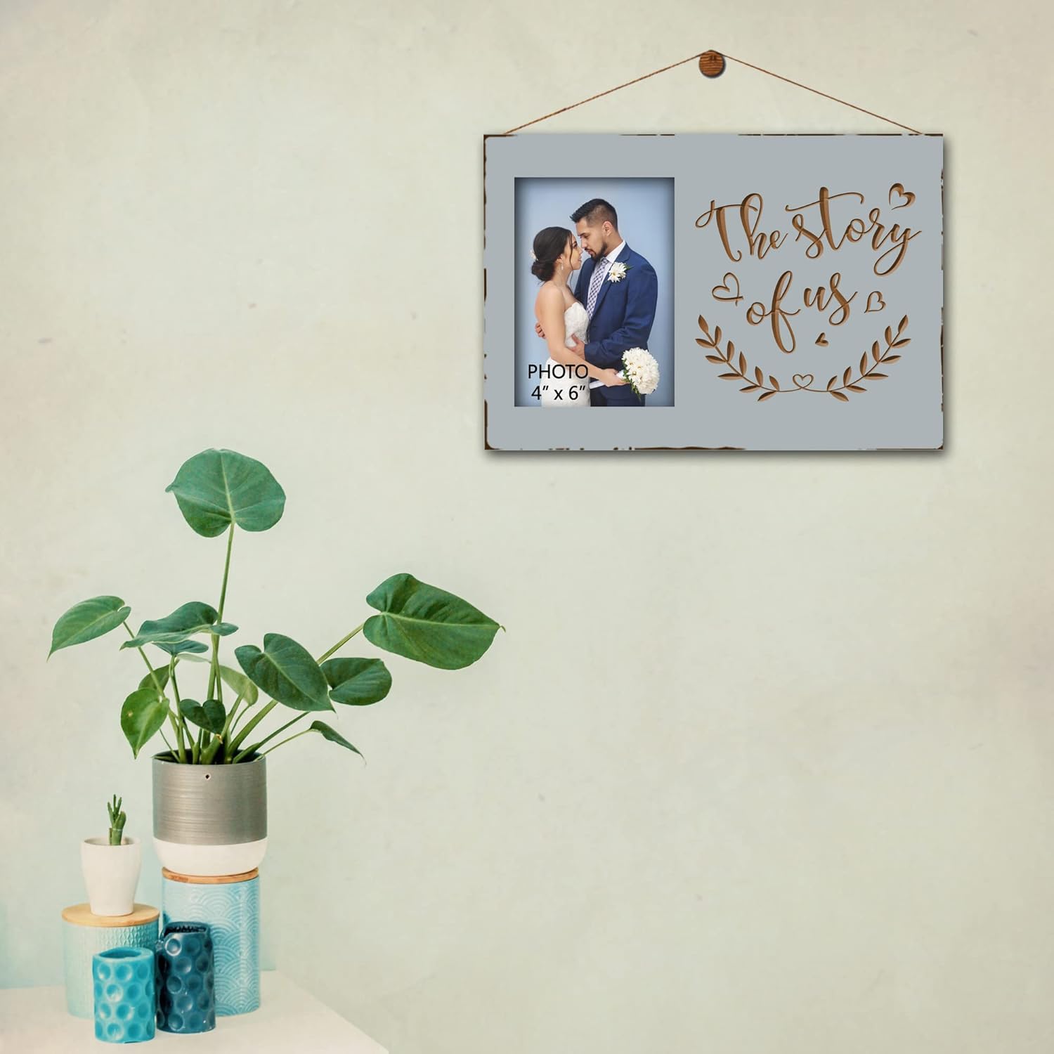 Yudarte Bridal Shower Gift for Bride - Wedding Engagement Gifts for Women Bride to Be,New Couples - Engraved Picture Frame 4x6 Inches Photo - Image 5