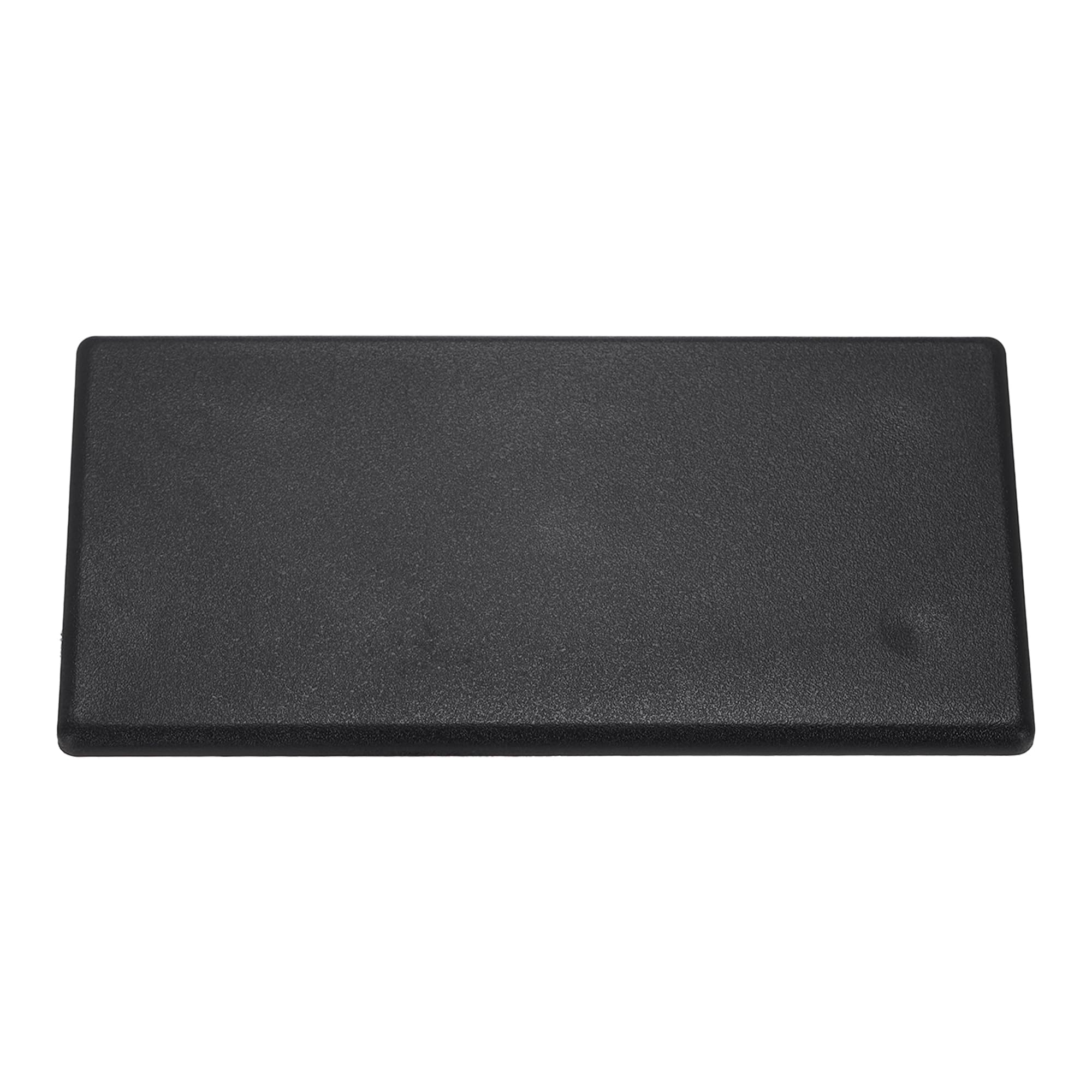 Embout d'extrusion rectangulaire aluminium 60x120 bouchon tube noir sourcing map