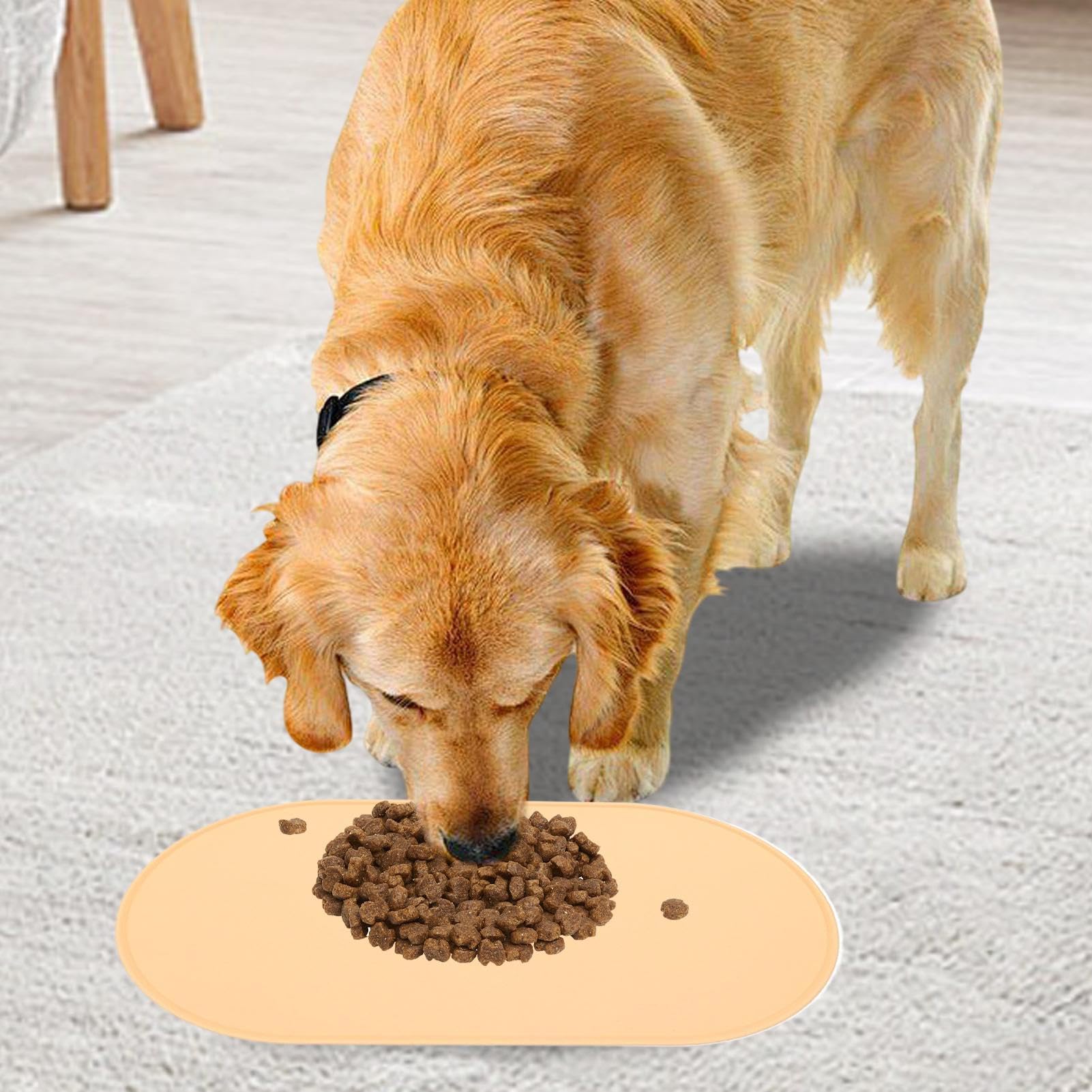 Tappetino in Silicone per Cani Vassoi Cibo Gatti, Sottociotola Acqua | Antiolio Di Raccolta Antigocciolamento Sottociotola Impermeabile Stuoia Gatti Adatto A Interni Esterni Casa Negozio Tappeto