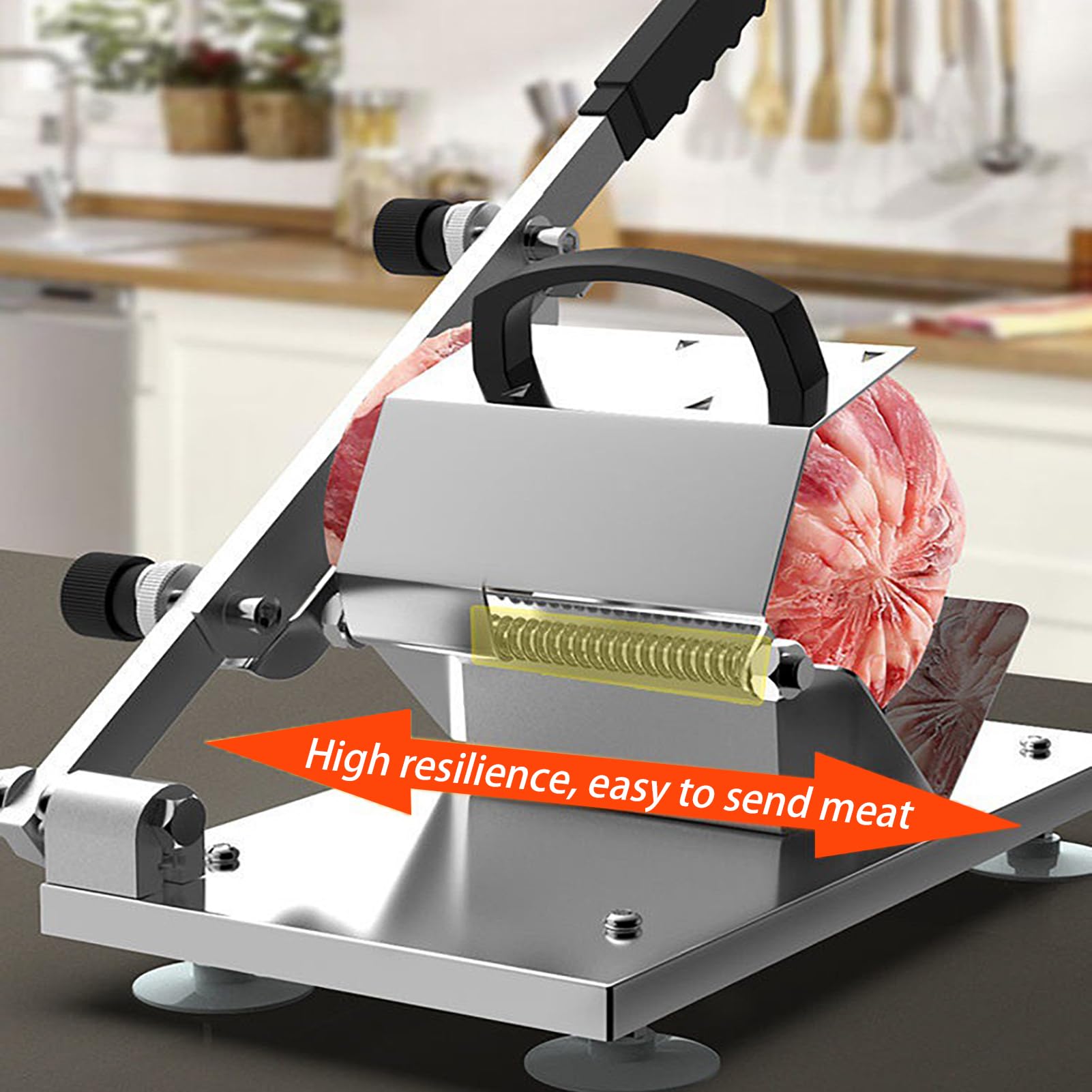 Amazon.com: Frozen Meat Slicer Machine Stainless Steel, Meat
