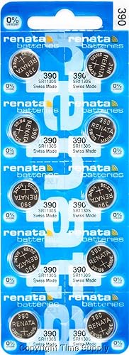 Renata Watch Battery 390 (paquete de 10)