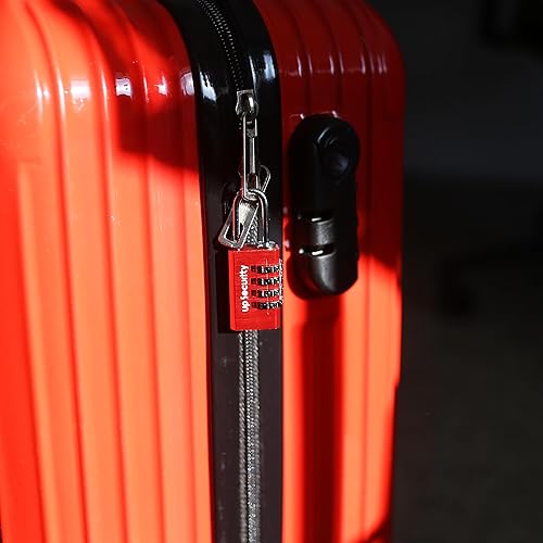 Miniatura 6 de Cerradura de maleta segura de viaje con código, cerradura combinada para equipaje, combinación de candado pequeño, candado de combinación de 4