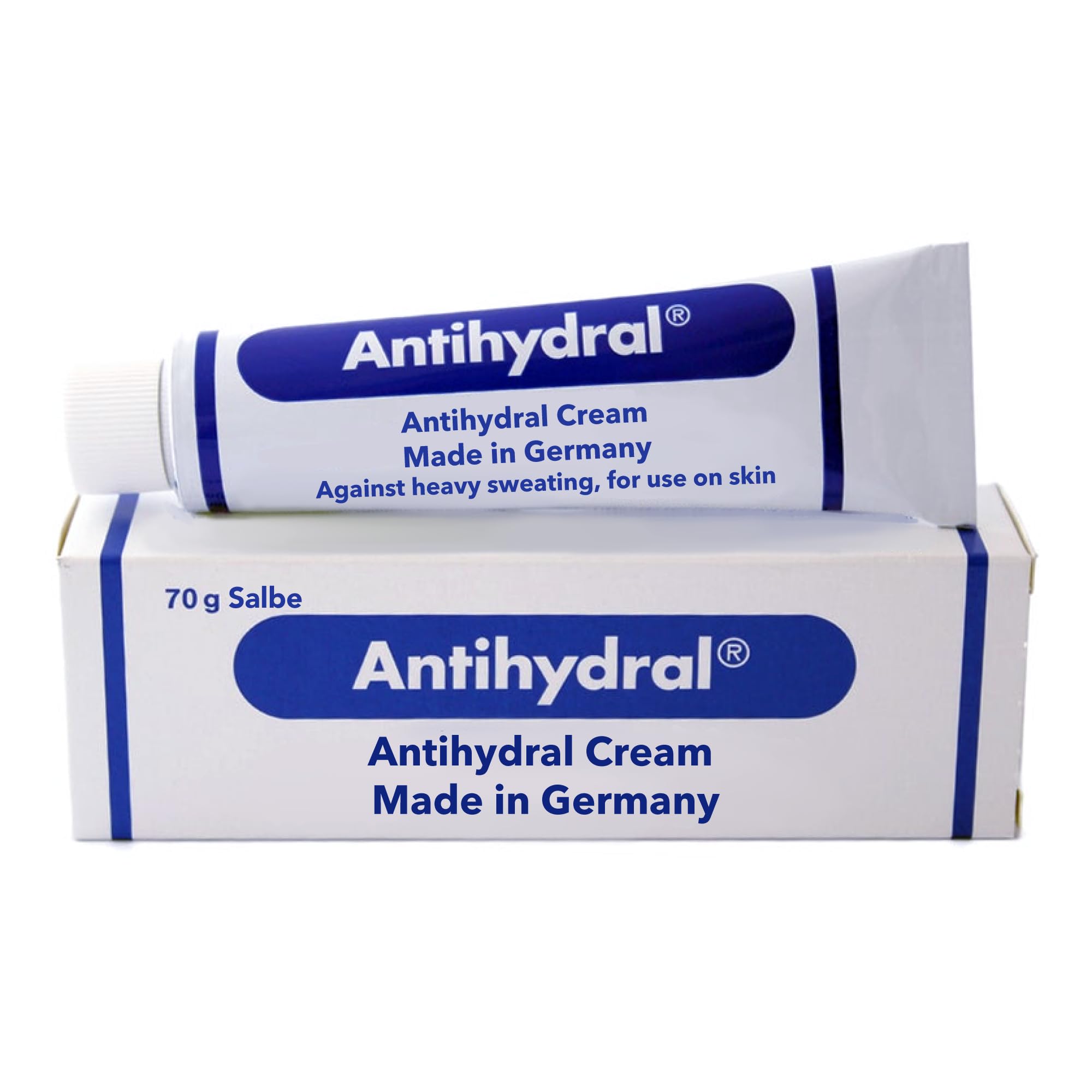 Crema antitranspirante para pies y manos (tubo de 70 g) Fabricada en Alemania