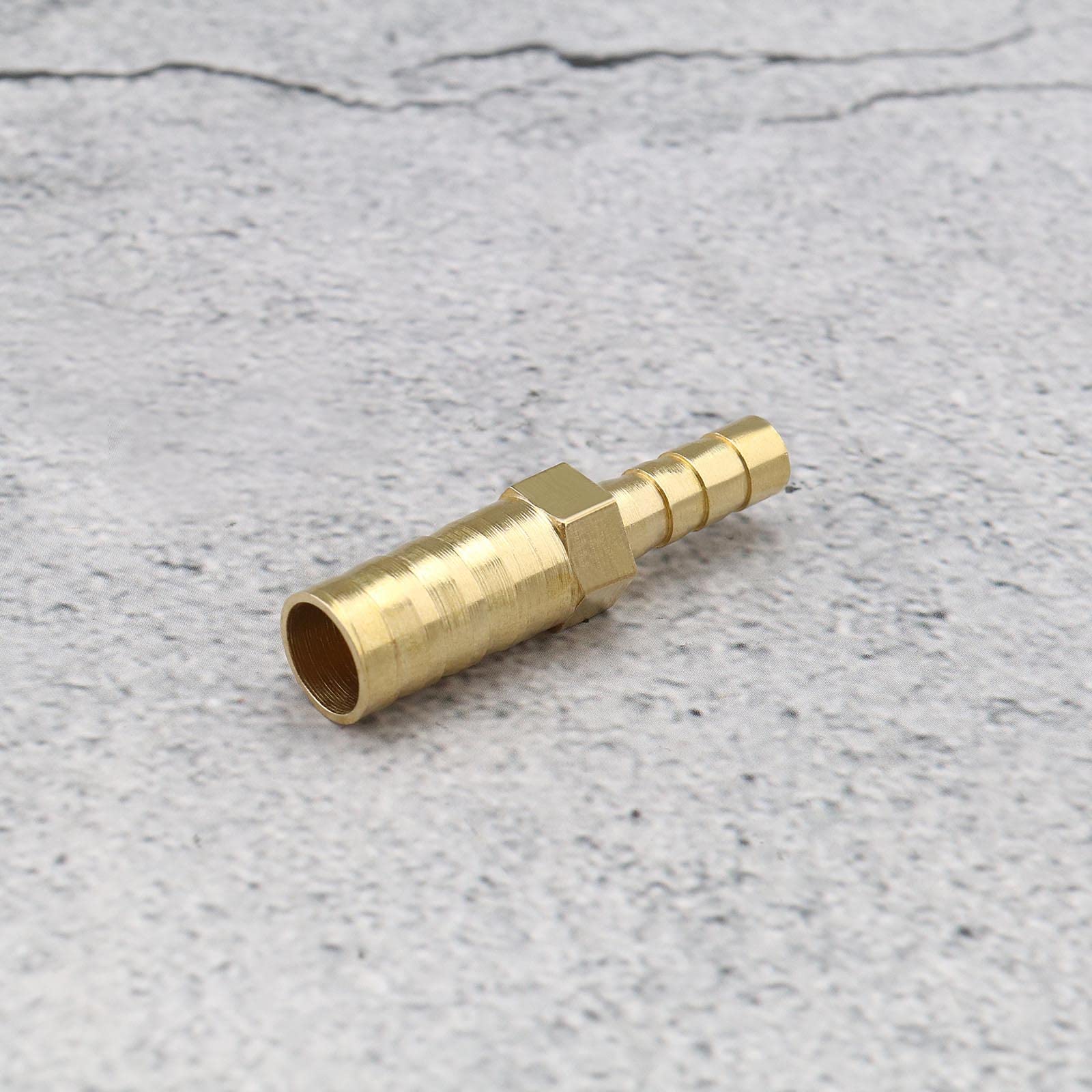 2pcs Riduttore Barba in Ottone 6mm a 4mm Raccordo Tubo Adattatore Tubo Splicer Falegname Connettore Convertitore per Tubo di Aria Tubo di Acqua Tubo Carburante Tubo Olio