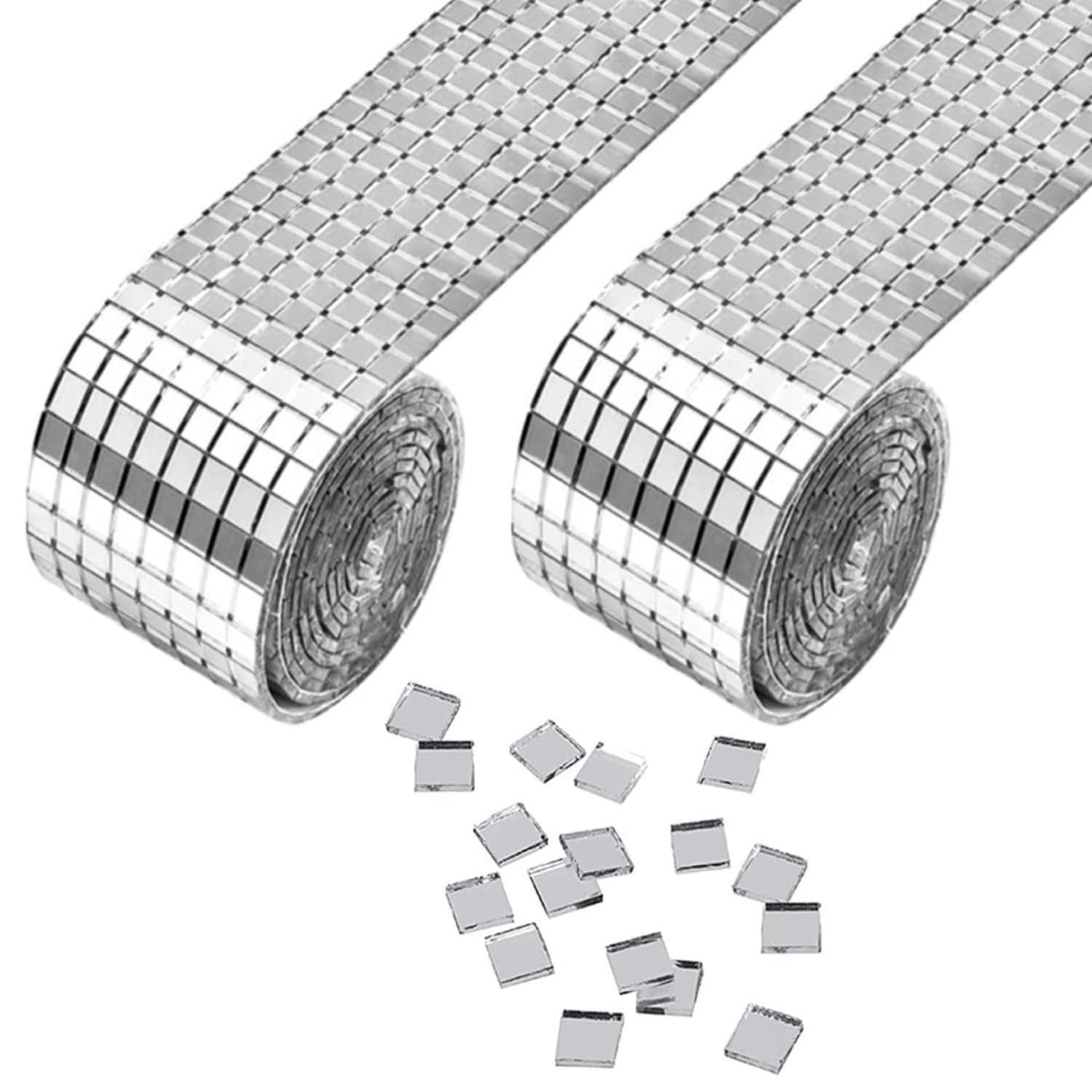 5 x 5 mm mini-spiegelmozaïekstenen, 3200 stuks zelfklevende mozaïektegels, vierkante glazen spiegel, mozaïektegels, spiegel voor knutselen en decoreren voor doe-het-zelf keuken, badkamer, zilver 5 x 5 mm mini-spiegelmozaïekstenen, 3200 stuks zelfklevende mozaïektegels, vierkante glazen spiegel, mozaïektegels, spiegel voor knutselen en decoreren voor doe-het-zelf keuken, badkamer, zilver