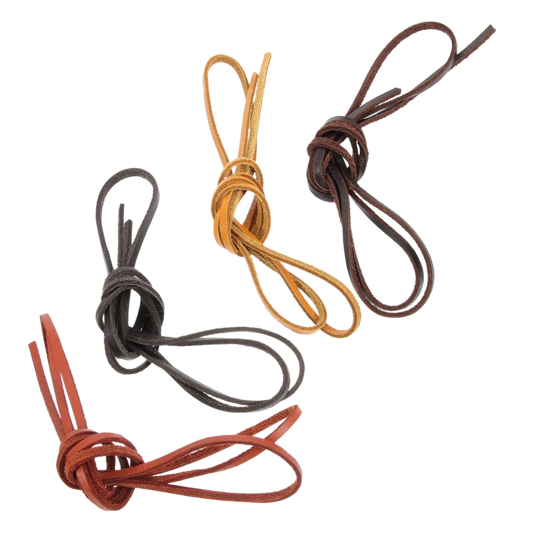 Didiseaon 20piezas Cuerda De Cuero para Fabricación De Pulseras y Collares Material Resistente y Ligero para Manualidades y Decoración Cortable y Duradero