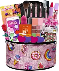 Kit de Maquiagem Infantil Maleta Completa Para Criança Menina