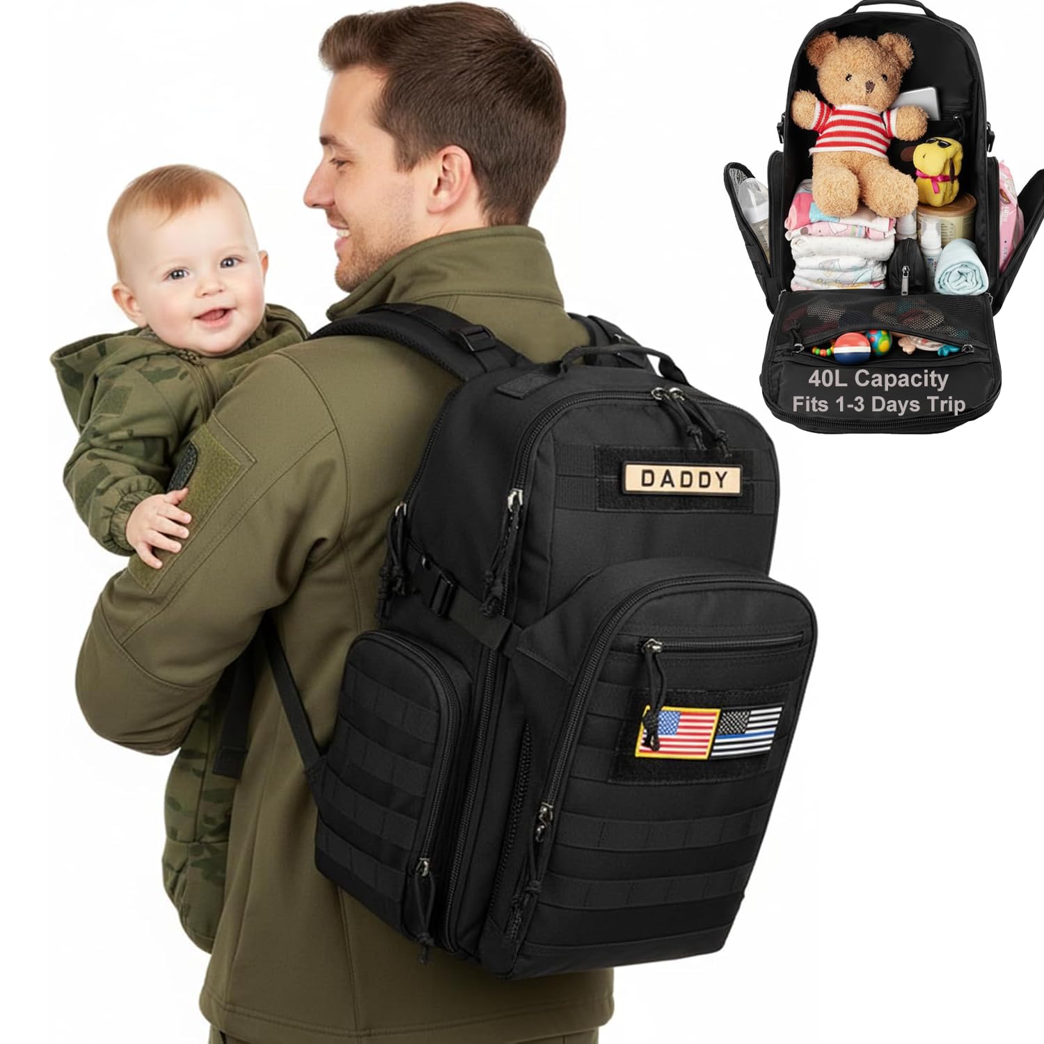 MIRACOL 40L Diaper Bag