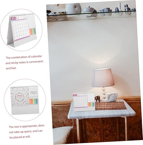 Miniatura 4 de MAGICLULU Calendario de 2 piezas 2022, calendario de Adviento Maquillaje 2022, calendario mensual de escritorio, calendario de pared, calendario