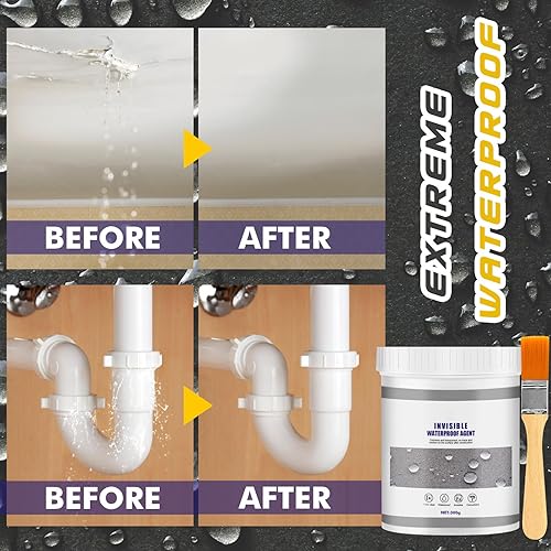 Miniatura 5 de Advantageouse Sellante impermeable transparente, Sellante Liquido, Sellante Liquido para Goteras, adhesivo invisible impermeable, agente antifugas