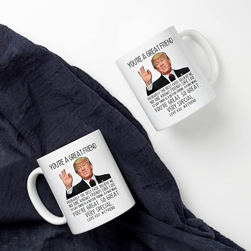 Miniatura 5 de Aurahouse Taza de café de 11 onzas, regalo de Navidad para amigos, hombres y mujeres, regalos de cumpleaños para mejor amigo, divertido regalo del