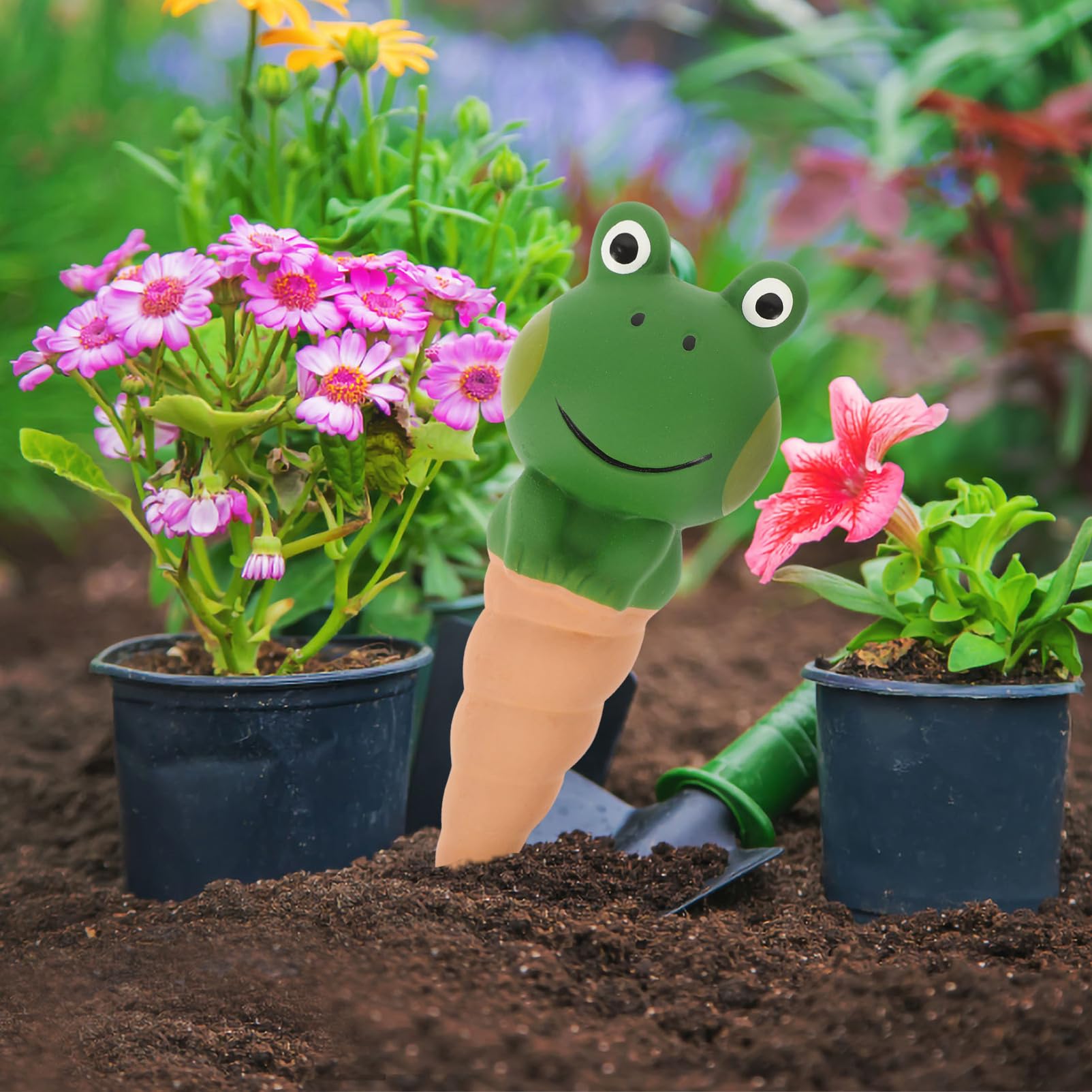 Hemobllo 4pièces Globes Arrosage pour Plantes Forme De Grenouille Arroseurs Automatiques à Picots pour Intérieur Et Extérieur