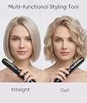 Mini Redresseur de cheveux 0.7" Fer plat de voyage portable pour cheveux courts, Bangs & Bâton - Plaques en céramique, double tension 100-240V, 60s Chauffe rapide, poudre résistante à la chaleur