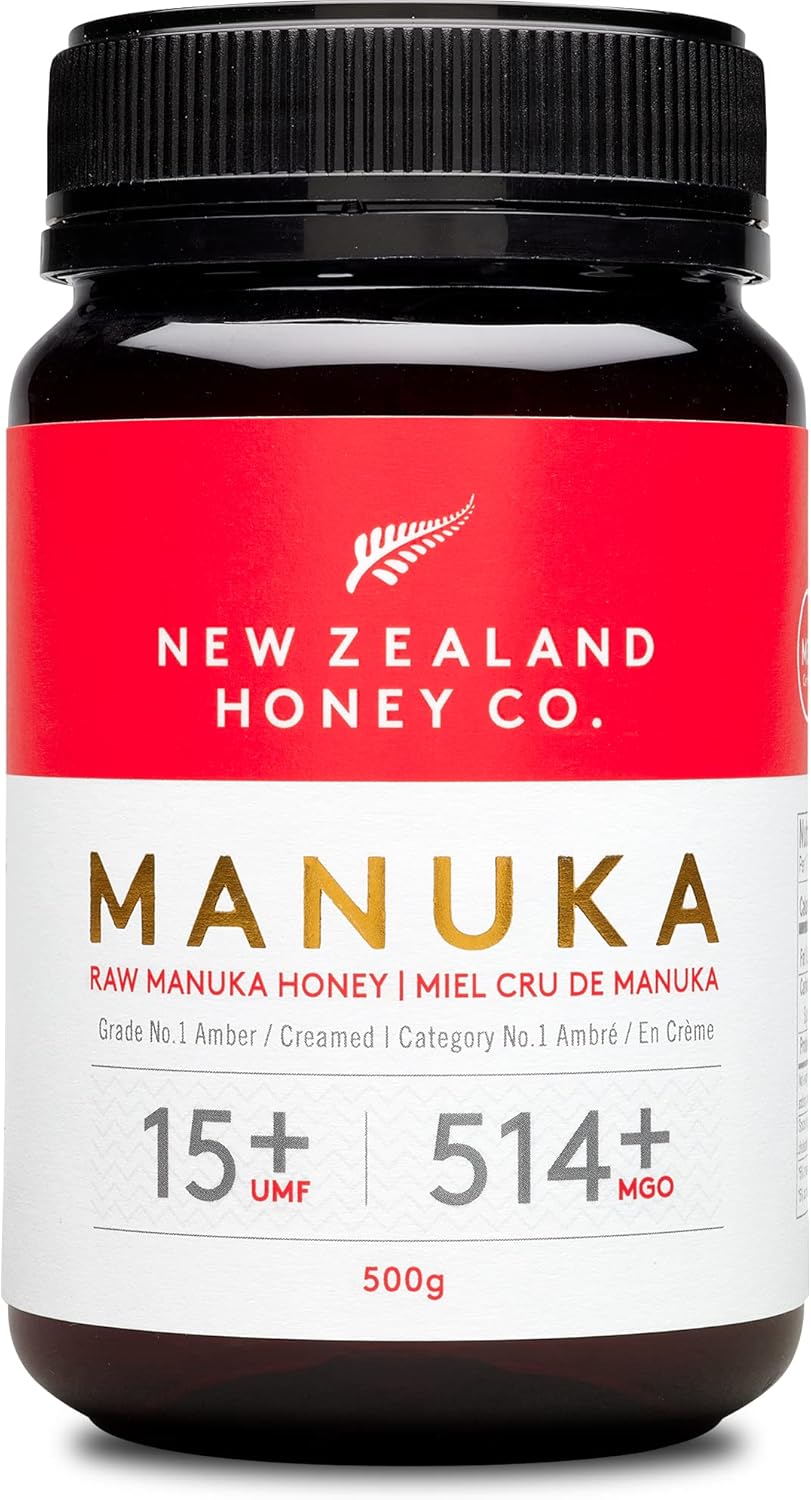 New Zealand Honey Co. Raw Manuka Honey UMF 15+ MGO 514+, UMF