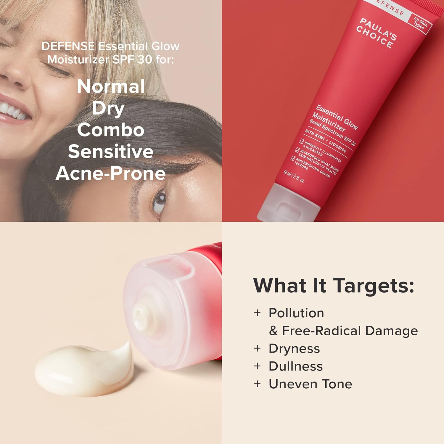 Paula's Choice DEFENSE Essential Glow Mineral Moisturizer with SPF 30 - Image 3