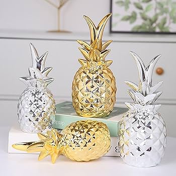 Amazon.co.jp: 1個 ハワイの装飾品 人工パイナップルモデル 北欧