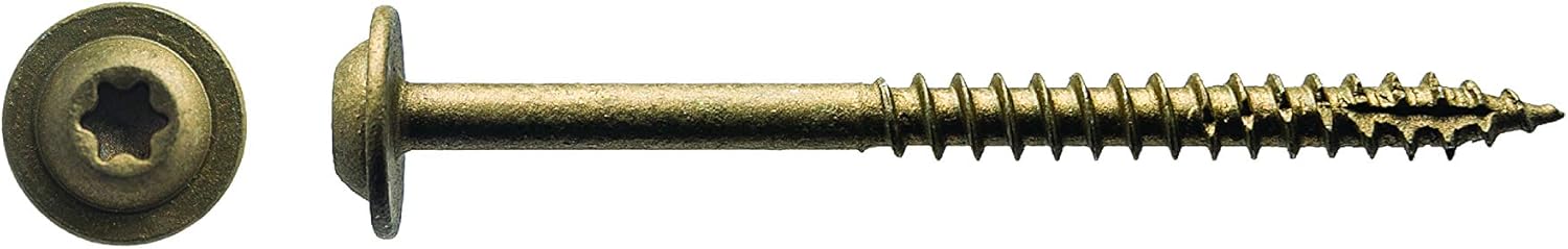 Big Timber 5CAB10212#10 by 2-1/2-inch T-25-drive bit Low Profile Bronze Screws-Exterior,(395 per Box)