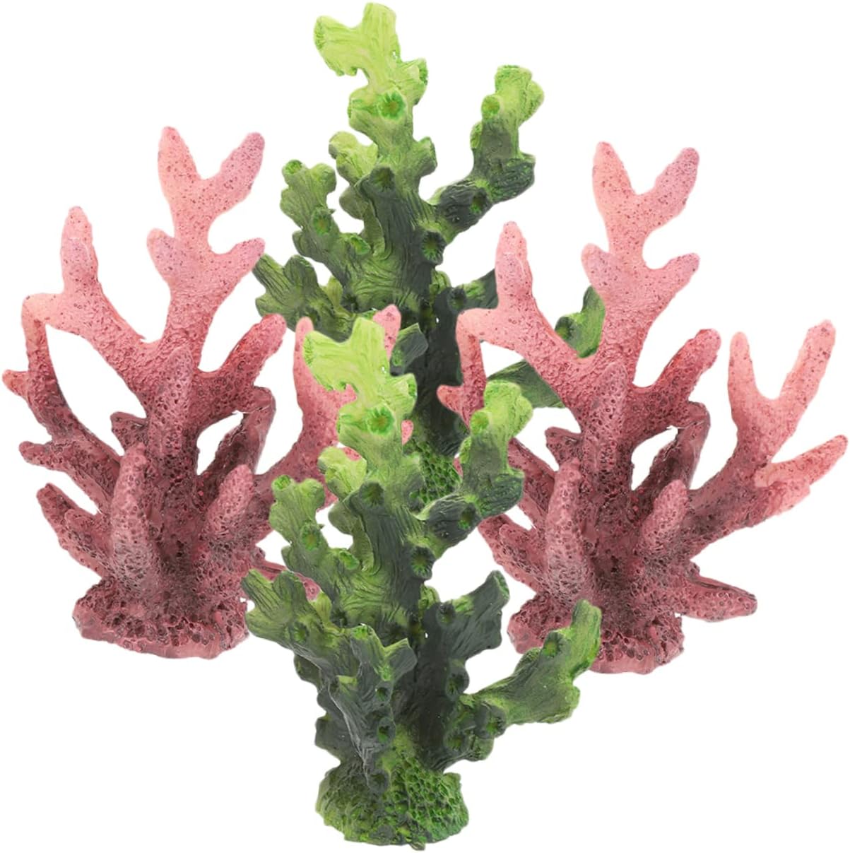 20 Pcs Simulated Mini Coral Delicate Aquarium Coral Aquarium Coral Decorations Miniture Decoration House Decorations for Coral Decors Home Decor Artificial Tan