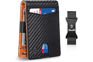 Zitahli Slim Bifold Wallet for Men with 12 Card Slots