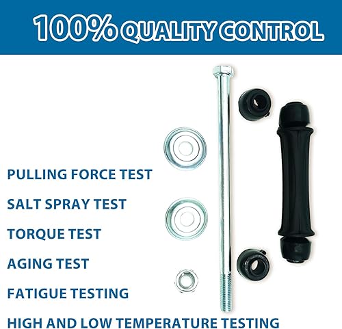 Miniatura 7 de Barra estabilizadora trasera Enlace final 2 piezas izquierda y derecha  Reemplazo para Buick Rainier Chevrolet Ssr Trailblazer Gmc Envoy Isuzu