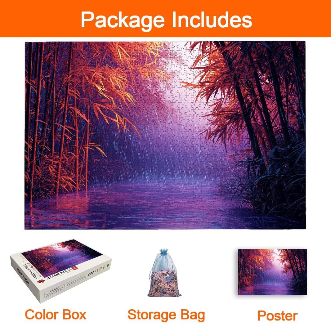 Puzzle Bosque, Puzzle 2000 Piezas, Rompecabezas, Regalo Mujer, Decor -8164