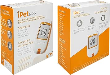 iPet PRO Kit, Test Strips, and Lancets