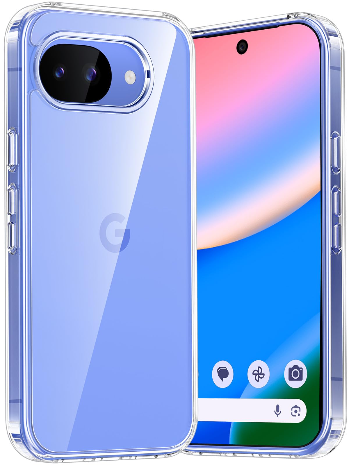 Aunote Google Pixel 10a ケース クリア 米軍MIL規格 耐衝撃 耐久性 ワイヤレス充電 指紋防止 軽量 スマホケース Googleピクセル10a ケース カバー 透明