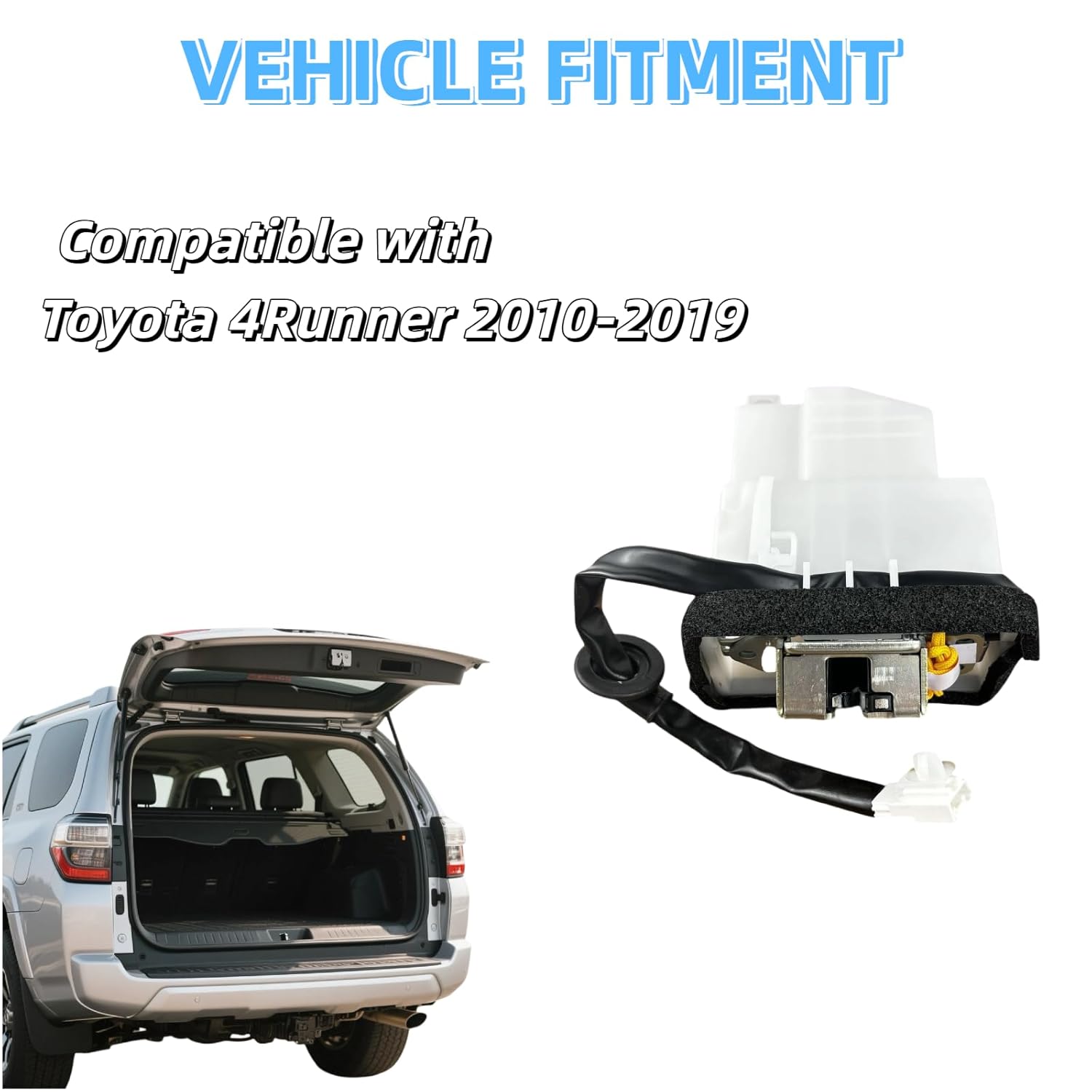 69110-35082 Rear Trunk Latch Actuator, Compatible with 2010-2021 Toyota 4runner, Rear Tailgate Hatch Lock Actuator, Replaces 69110-35081, 69110-35080, DLA1500