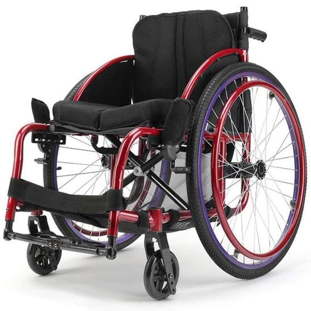 MU Ocio, Empuje Autopropulsada de Diseño Ergonómico Plegable Rápido Desmontaje Inicio Al Aire Libre Vespa de Sillas de Ruedas Y Deportes