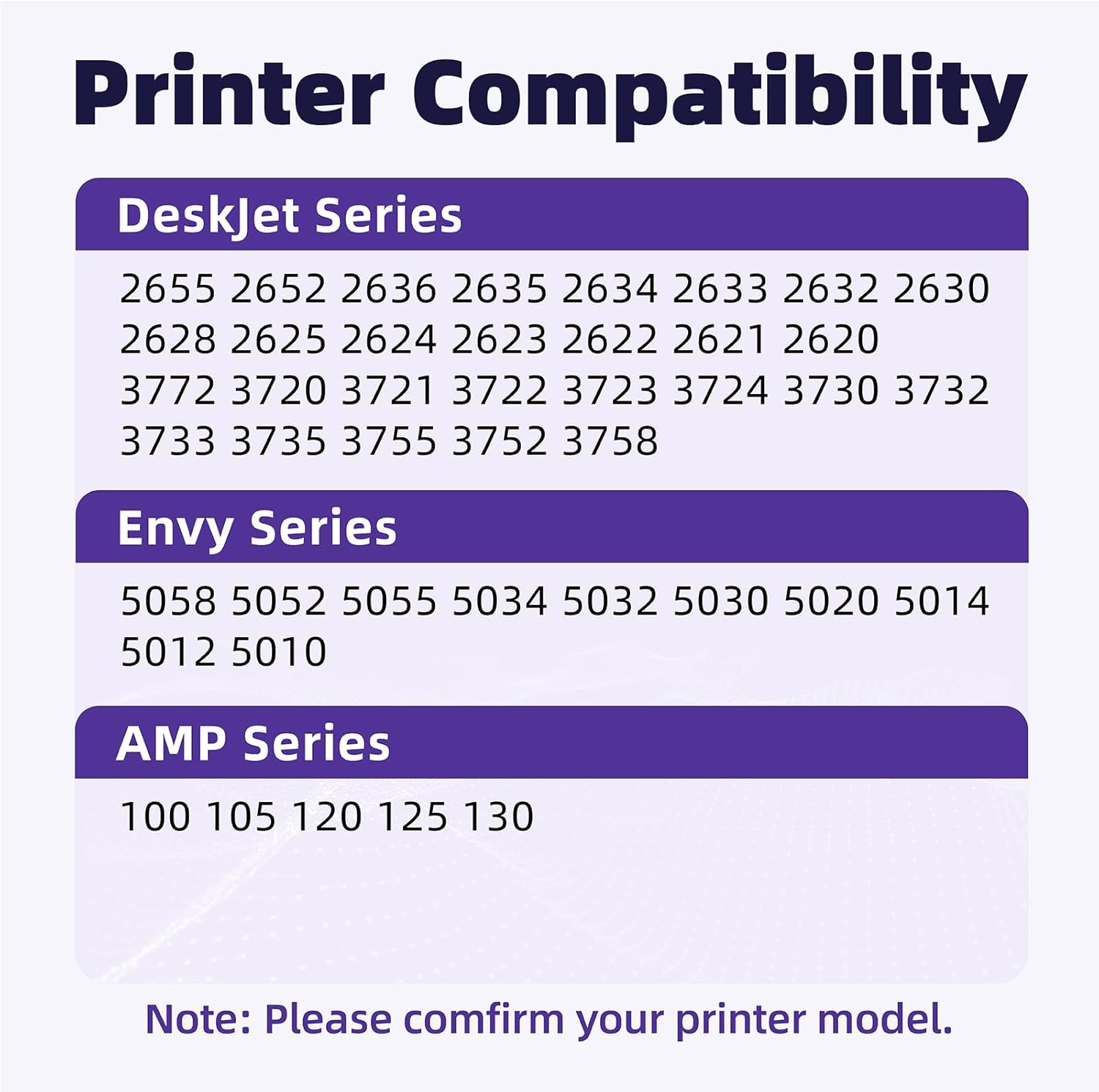 65XL Remanufactured Ink Cartridges Combo Pack Compatible with HP 65 XL Ink Cartridges Compatible with HP DeskJet 3755 3700 Series Printers (B CMY, 2 Packs)
