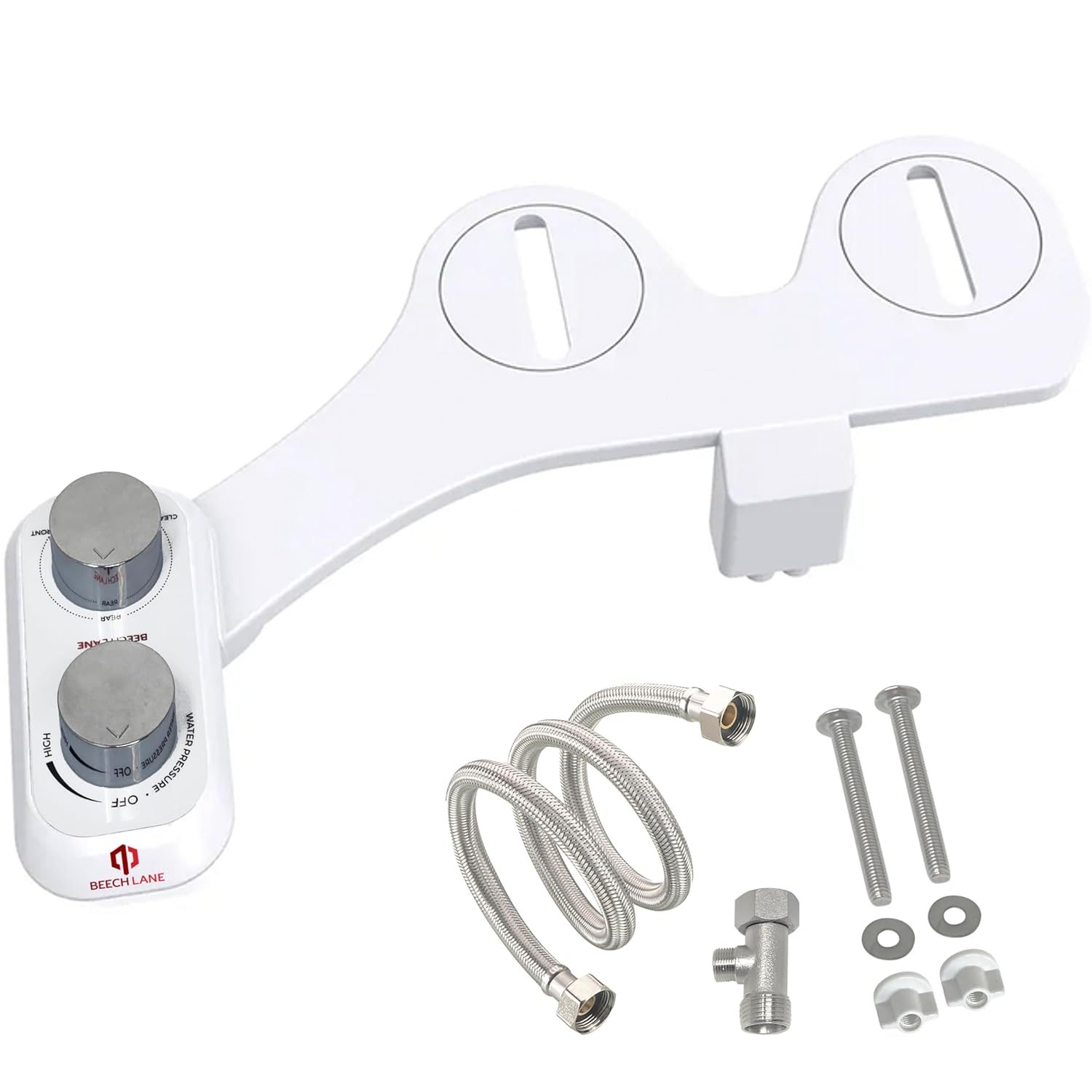 Beech Lane RV Bidet Fits Most RV Toilets Self Cleaning Adjustable Spray Easy Install and Non-Electric Prevents Toilet