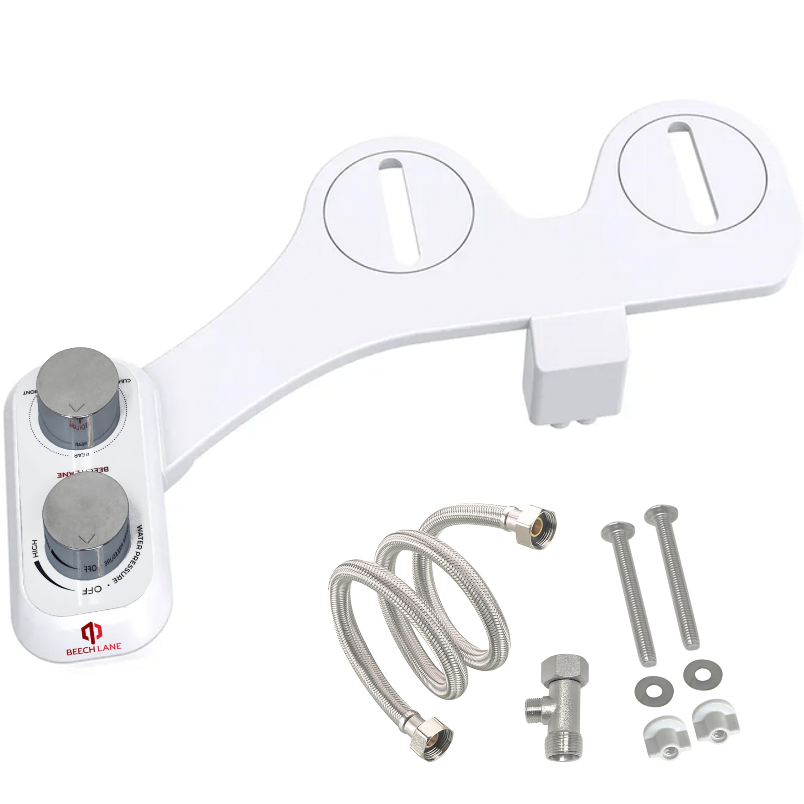 Beech Lane RV Bidet Fits Most RV Toilets Self Cleaning Adjustable Spray Easy Install and Non-Electric Prevents Toilet
