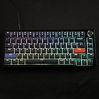 Vista 7 de DrunkDeer Teclado mecánico A75, teclados para juegos TKL, disparador rápido, interruptor magnético hiperrápido, USB compacto con cable RGB, 82