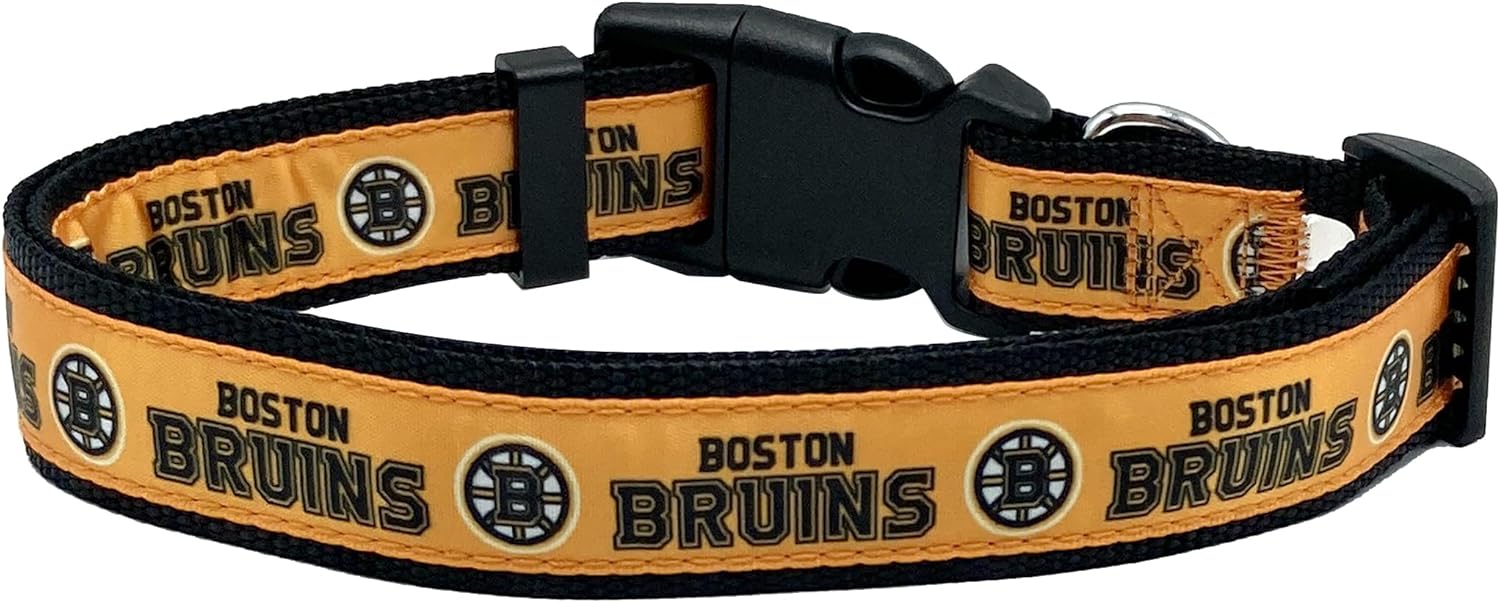 Pets First NHL Collar for Dogs & Cats. Adjustable, Cute, & Stylish! The Ultimate Hockey Fan Collar!