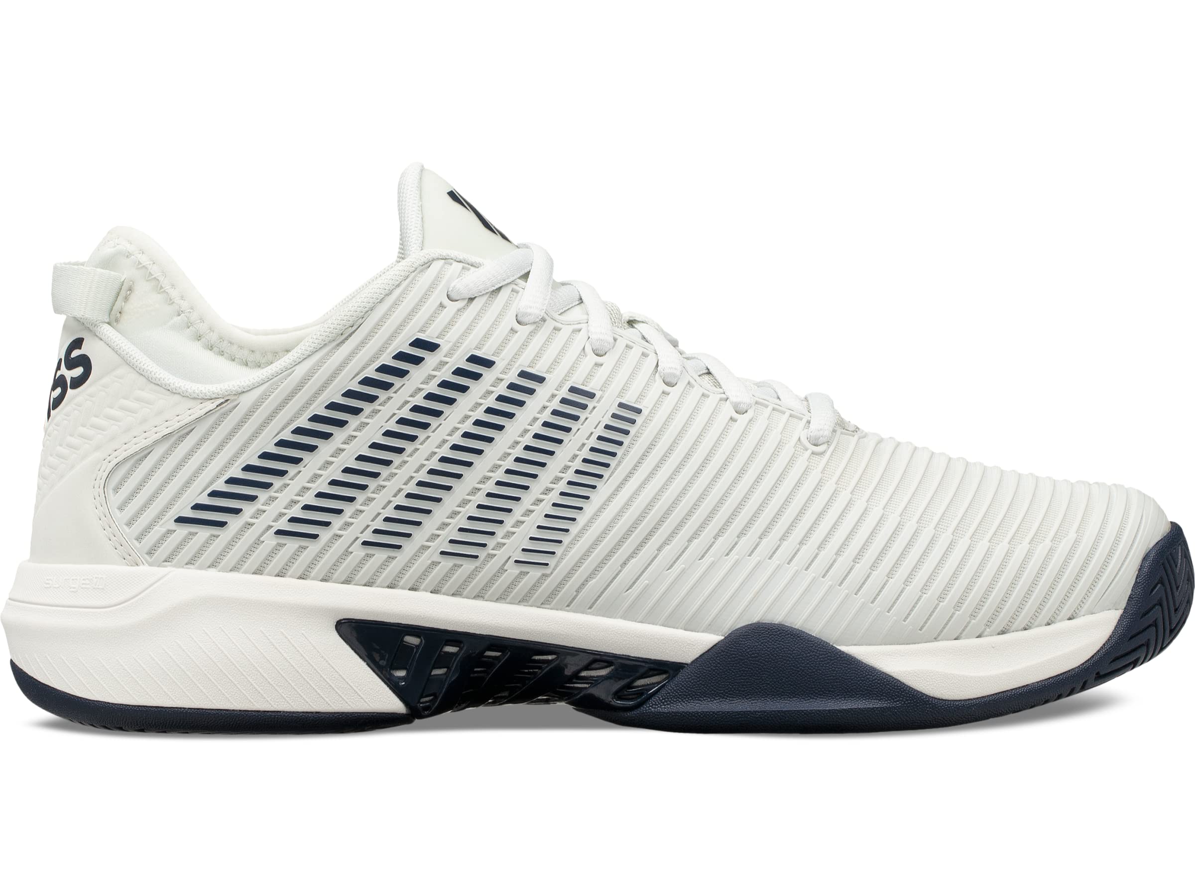 K-Swiss Men's Hypercourt Supreme Tennis Shoe, Barely Blue/White/Navy, 8 M