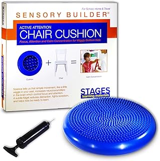Stages Learning Materials Sensory Builder: Wiggle Cushion, Blue