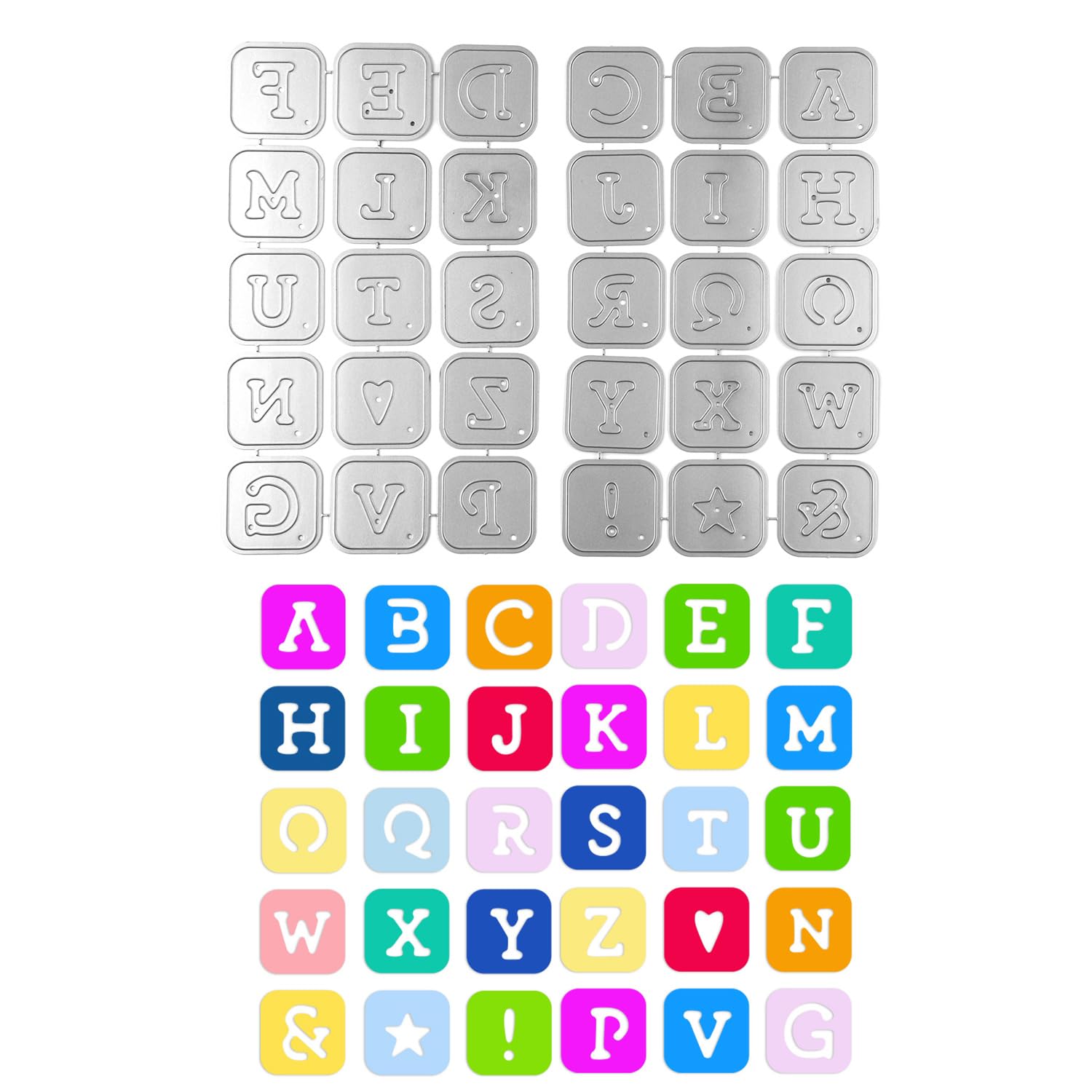 Matrices de découpe en métal pour fabriquer des cartes de vœux faites maison