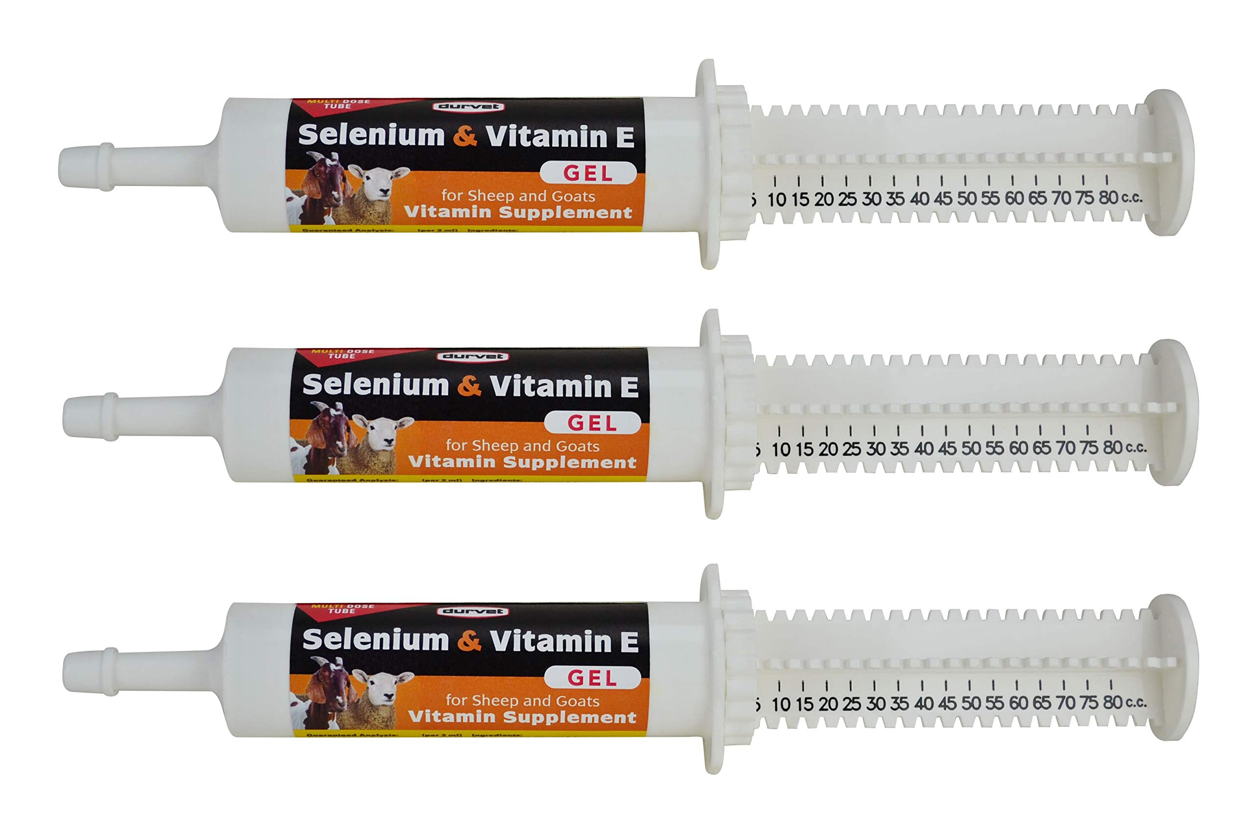 Durvet Sheep & Goat Selenium Vitamin E Gel 3-Pack