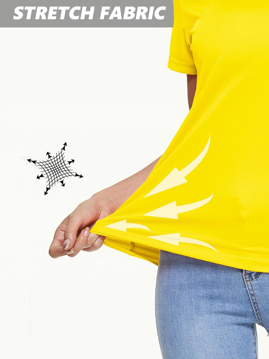 MAGCOMSEN Women's T Shirts Short Sleeve Workout Tops UPF 50+ Sun Protection V-Neck Moisture Wicking Quick Dry Tee - Image 7