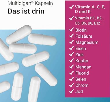 Multidigan 60 Capsules