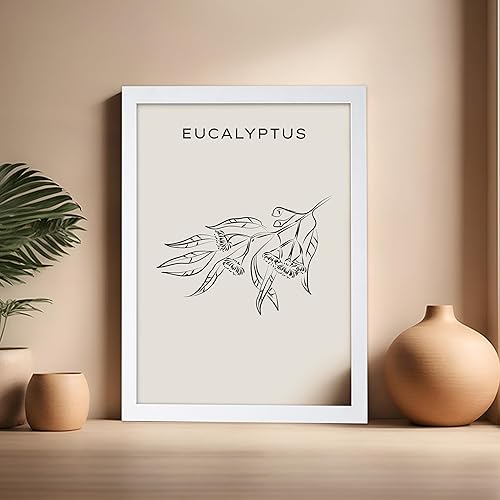 Miniatura 433 de Poster Master Póster de peonías – Estampado de flores retro – Ilustración floral – Ilustración en blanco y negro – Diseño de línea y abstracto –