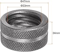 Vista 7 de HARFINGTON 8" Pipe Wrench Nut, Carbon Steel, 14mm ID, 1 PC