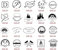 Vista 6 de Hierro de marca de madera personalizado – Hierro de marca eléctrico personalizado para sello de madera latón y mango de madera, sello de quema