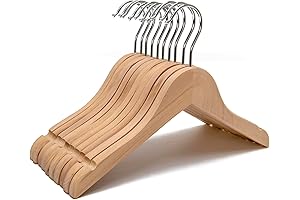 Wood Dress Hangers Kids Baby Children Toddler Wooden Shirt Coat Hangers with...