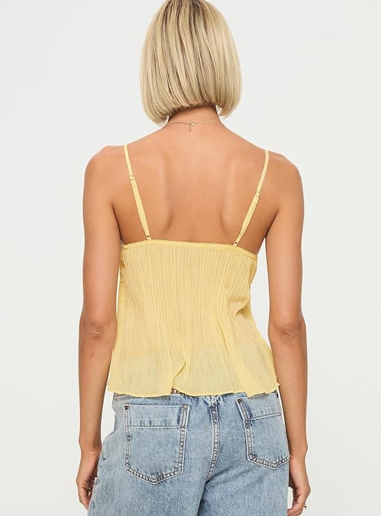 Princess Polly Women's Zami Pleat Top